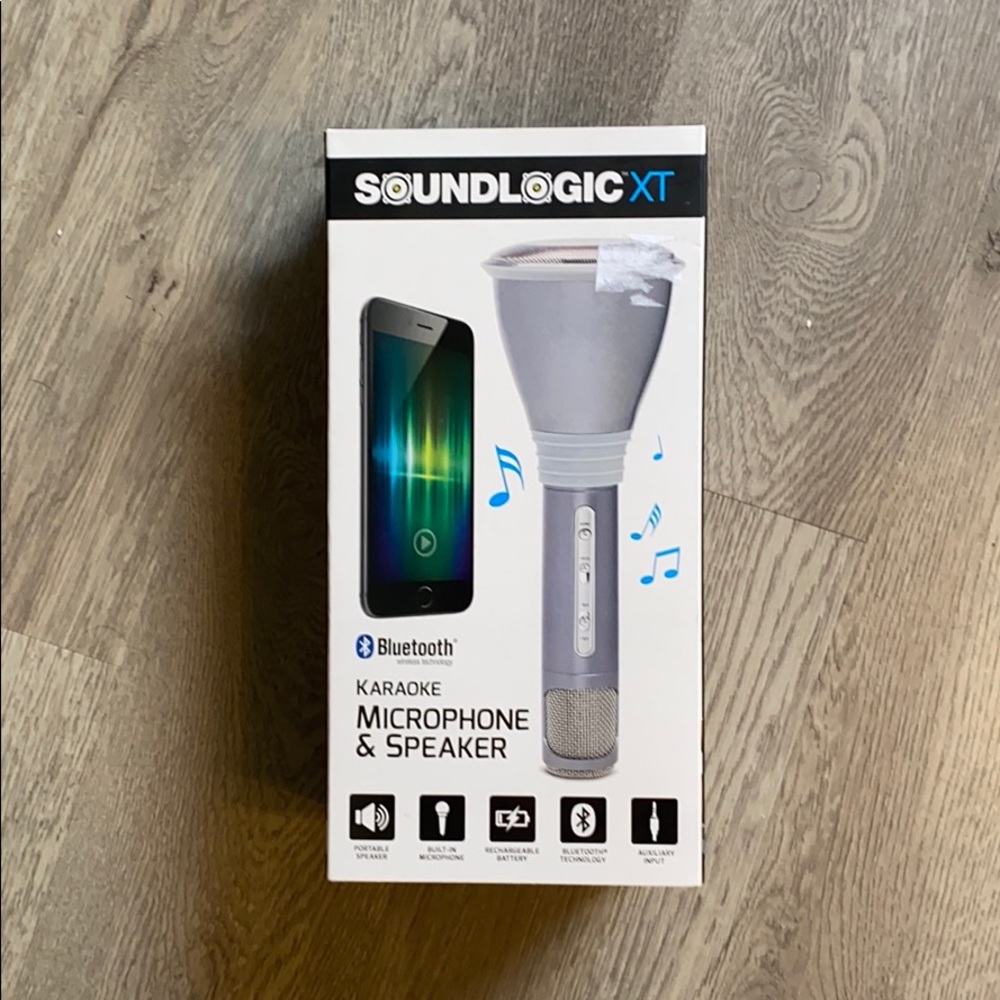 Bluetooth karaoke microphone & speaker